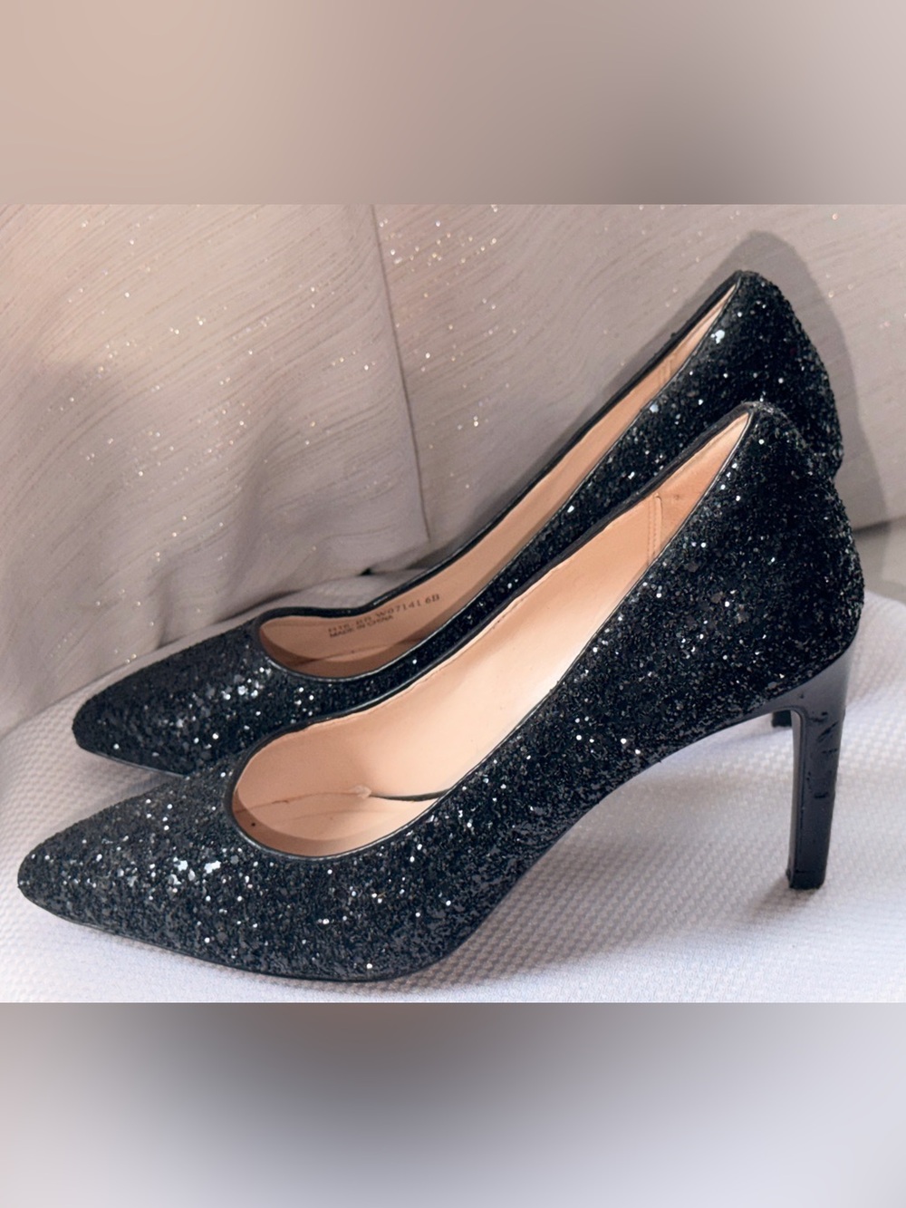 Cole Haan Black Glitter Women's Pumps